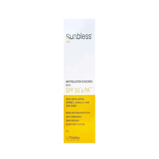 Sunbless Anti Pollution Sunscreen Gel SPF 50+, 60gm – Dermatics.in