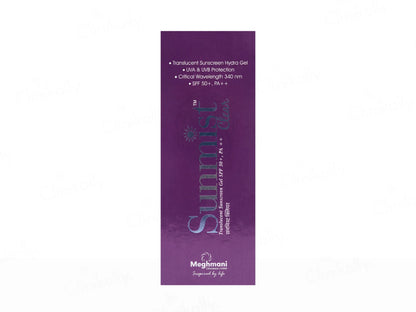 Sunmist Clear Transparent Sunscreen Gel SPF 50+ 50gm