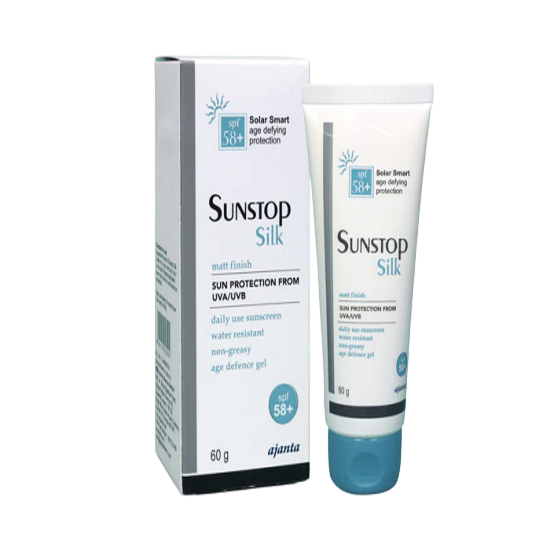 Sunstop Silk Sunscreen  SPF 58+, 60gm