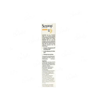Sunstop 19 Sunscreen Cream,