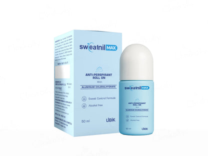 Sweatnil Max Anti-Perspirant Roll-On, 50ml