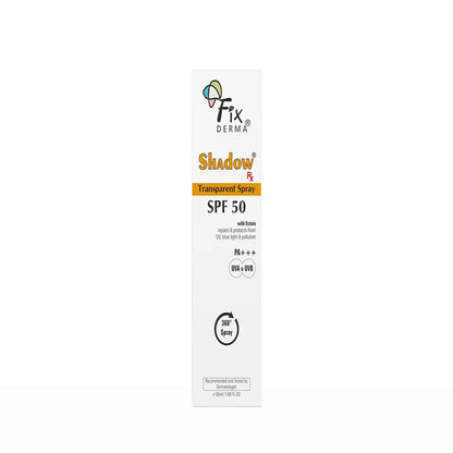 Fixderma Shadow Rx Transparent Spray Sunscreen SPF 50 PA+++