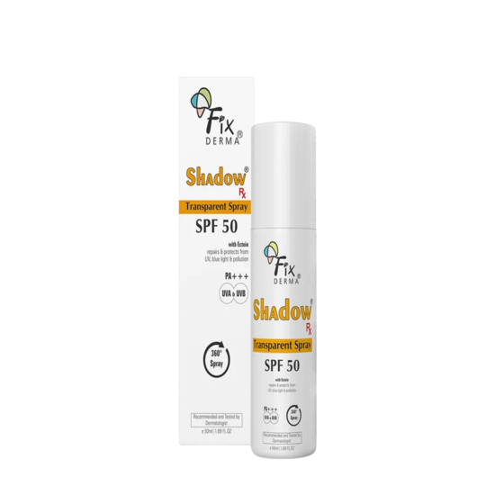 Fixderma Shadow Rx Transparent Spray Sunscreen SPF 50 PA+++