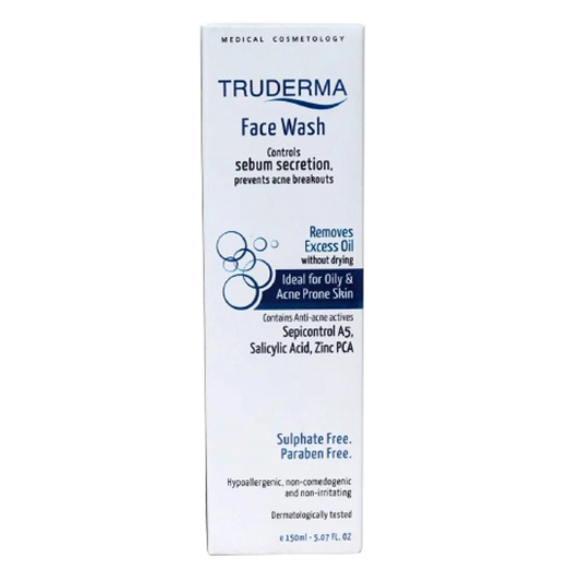 Truderma Face Wash For oily & Acne Prone Skin, 150ml