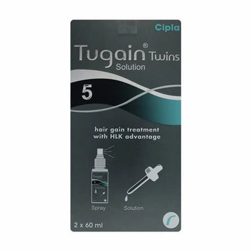 Tugain Twins 5 Solution (60ml Each) (120ML)