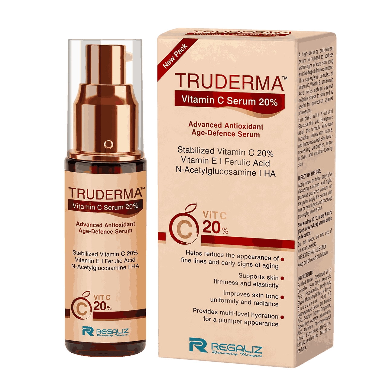 Truderma Stabilized Vitamin C Serum 20%, 20ml