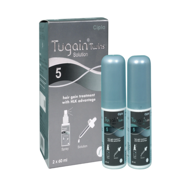 Tugain Twins 5 Solution (60ml Each) 120ml
