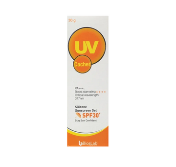 UV Cacher PA+++ Silicone sunscreen gel SPF 30+ (30GM)