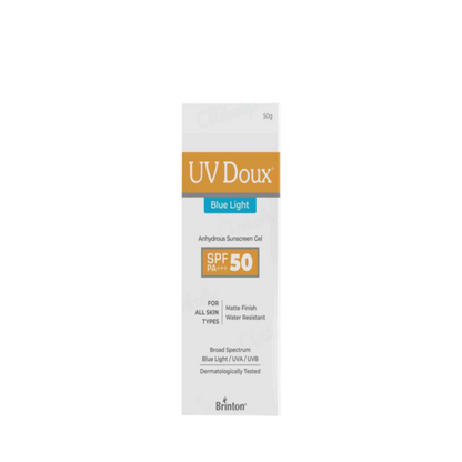 UV Doux Blue Sunscreen Gel SPF 50, 50gm