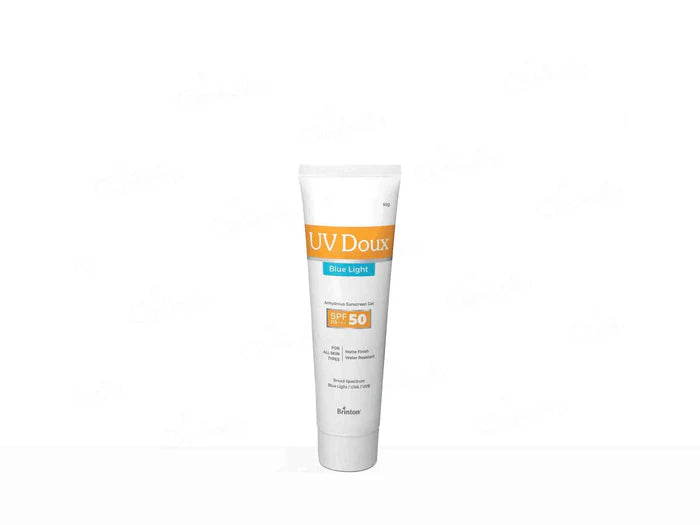 UV Doux Blue Sunscreen Gel SPF 50, 50gm