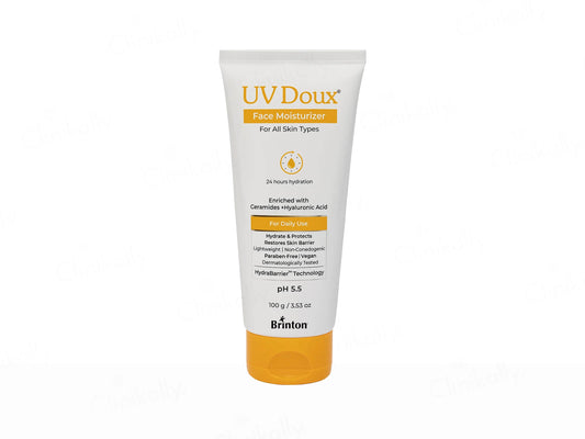 UV Doux Lightweight Face Moisturizer For All Skin Types, 100gm