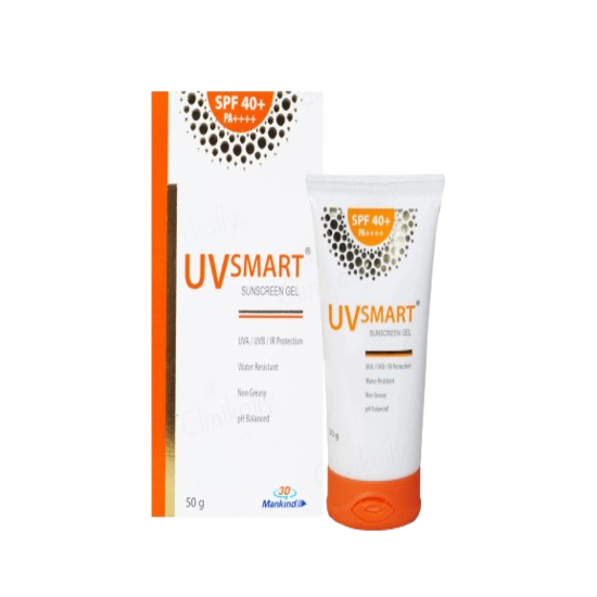 UVsmart SPF 40+ PA++++ Sunscreen Gel, 50gm