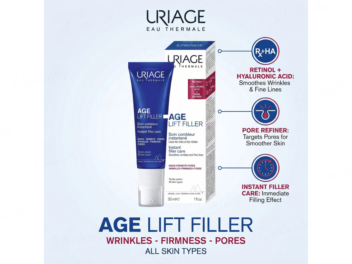 Uriage Age Lift Instant Filler Care Cream 30ml