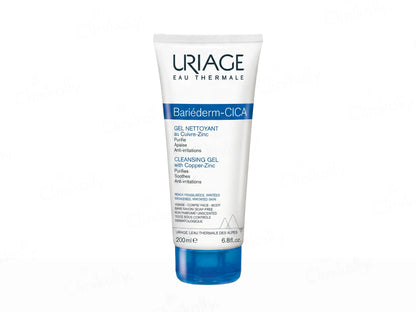 Uriage Bariederm-Cica Cleansing Gel With Copper Zinc 200ml