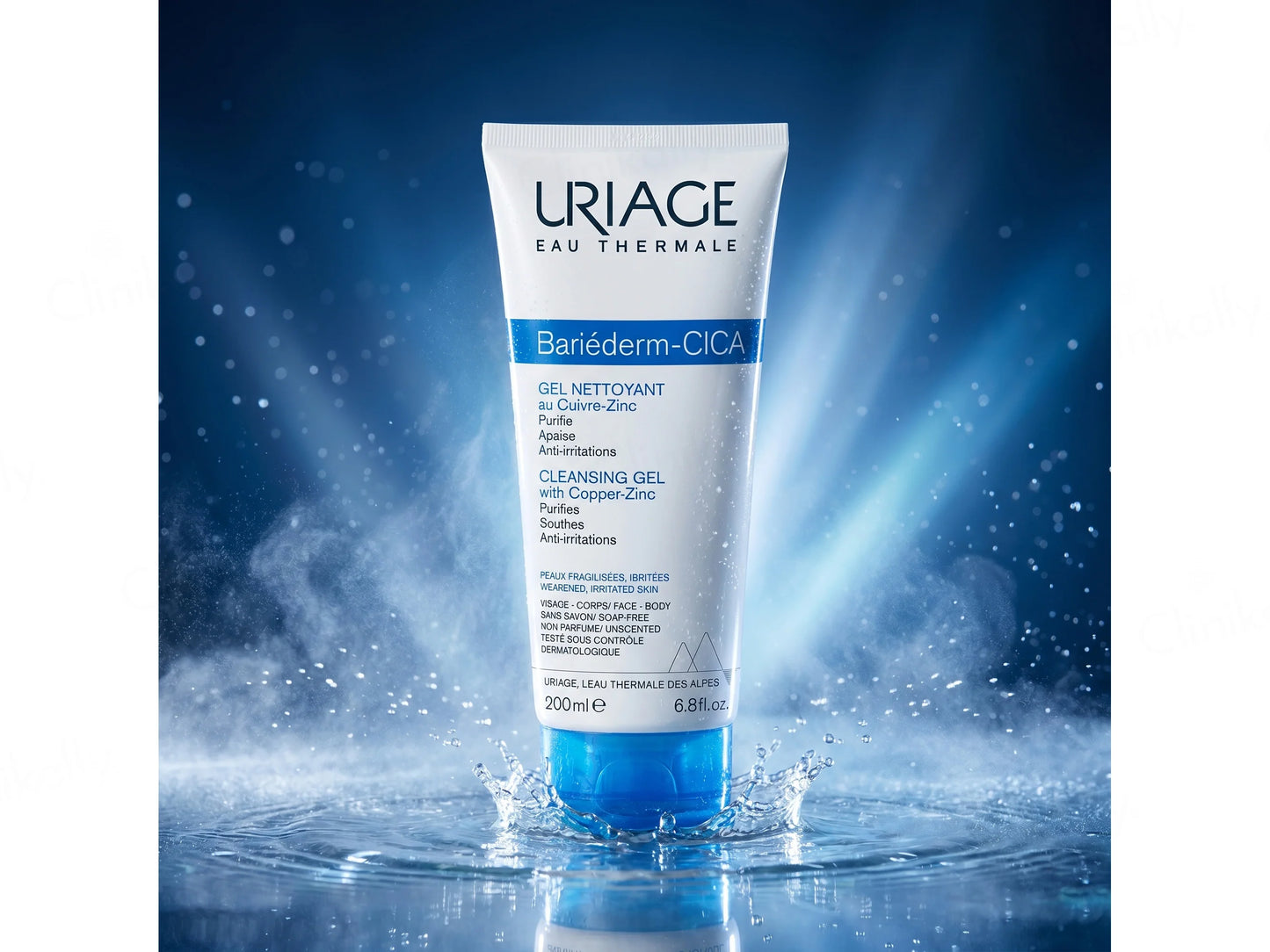 Uriage Bariederm-Cica Cleansing Gel With Copper Zinc 200ml