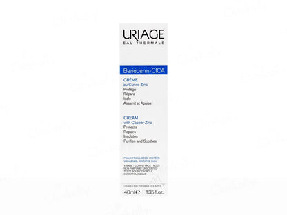 Uriage Bariederm-Cica Cream With Copper-Zinc