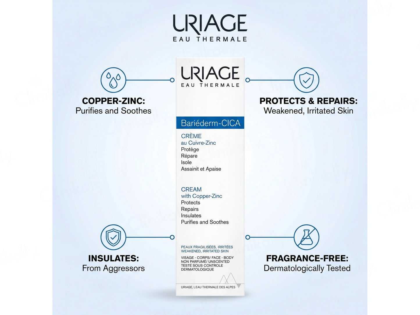 Uriage Bariederm-Cica Cream With Copper-Zinc