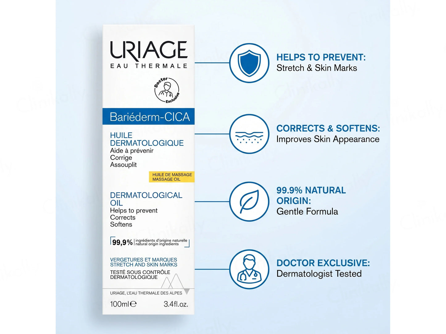 Uriage Bariederm-Cica Dermatological Oil 100ml