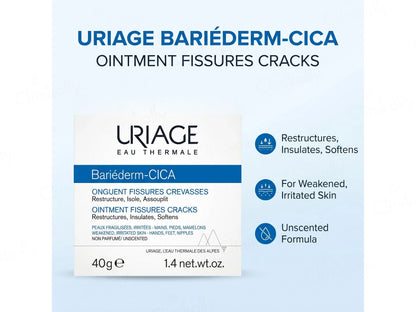 Uriage Bariederm-Cica Fissures Cracks Ointment 40gm