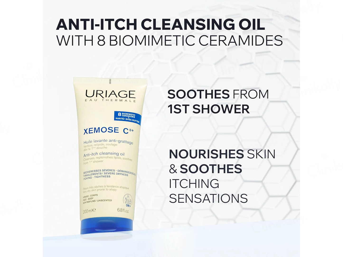 Uriage Xemose C8+ Anti-Itch Cleansing Oil 200ml
