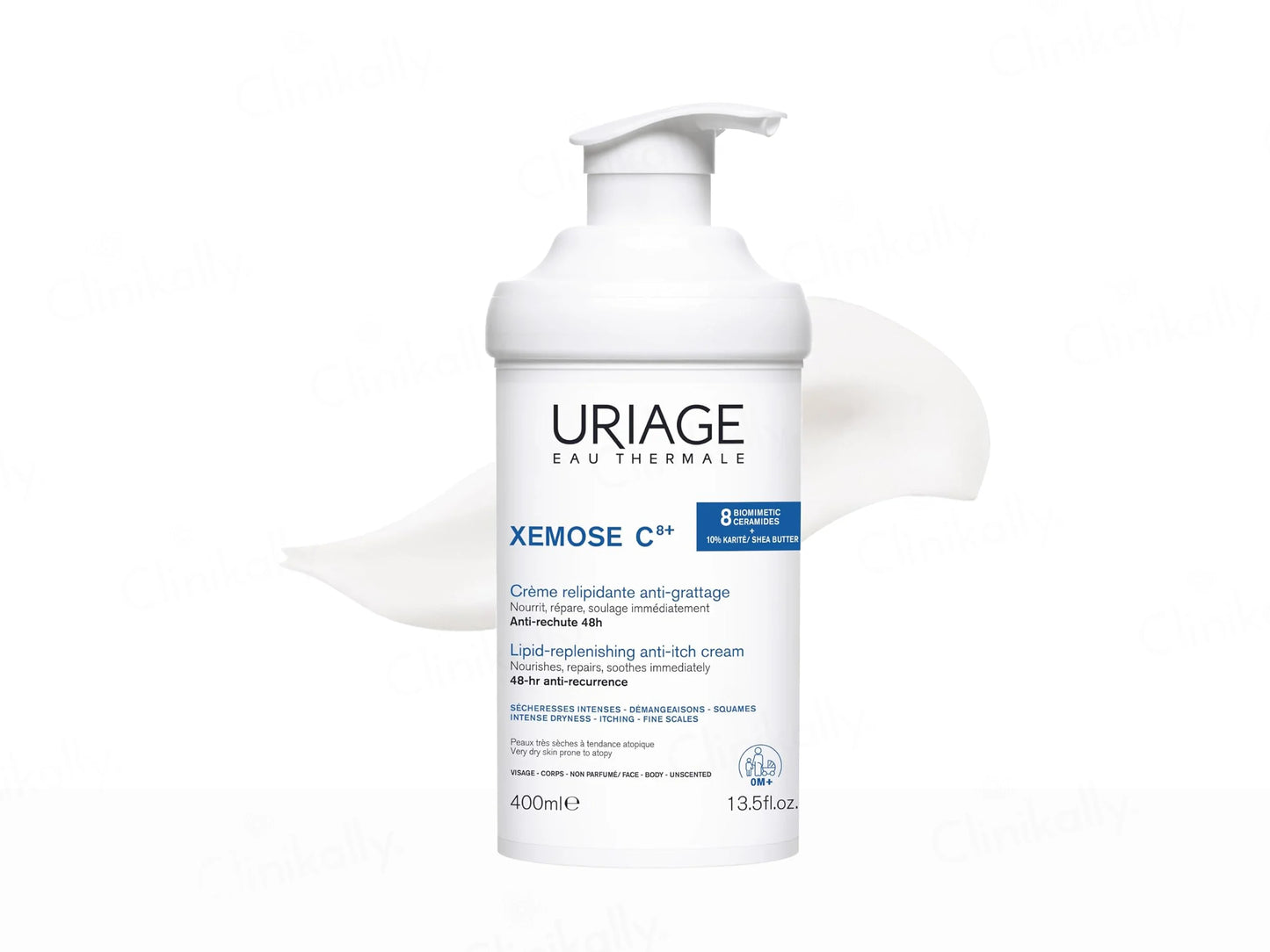Uriage Xemose C8+ Lipid-Replenishing Anti-Itch Cream 400ml