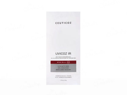 Uvicoz IR Ultra Matte Finish Dry Touch Sunscreen Gel SPF 50+ PA++++, 50gm