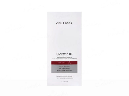 Uvicoz IR Ultra Matte Finish Dry Touch Sunscreen Gel SPF 50+ PA++++, 50gm