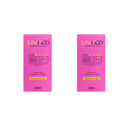 Uvmed Tinted Sunscreen Gel SPF 60+ PA++++,