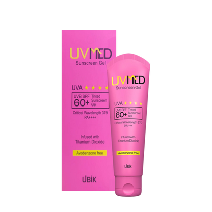 Uvmed Tinted Sunscreen Gel SPF 60+ PA++++,