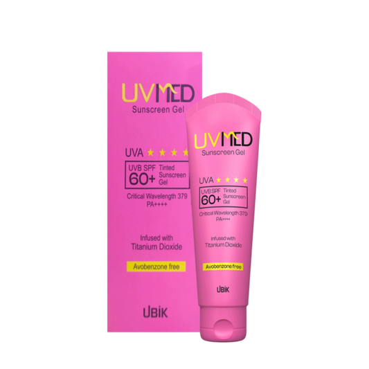 Uvmed Tinted Sunscreen Gel SPF 60+ PA++++,