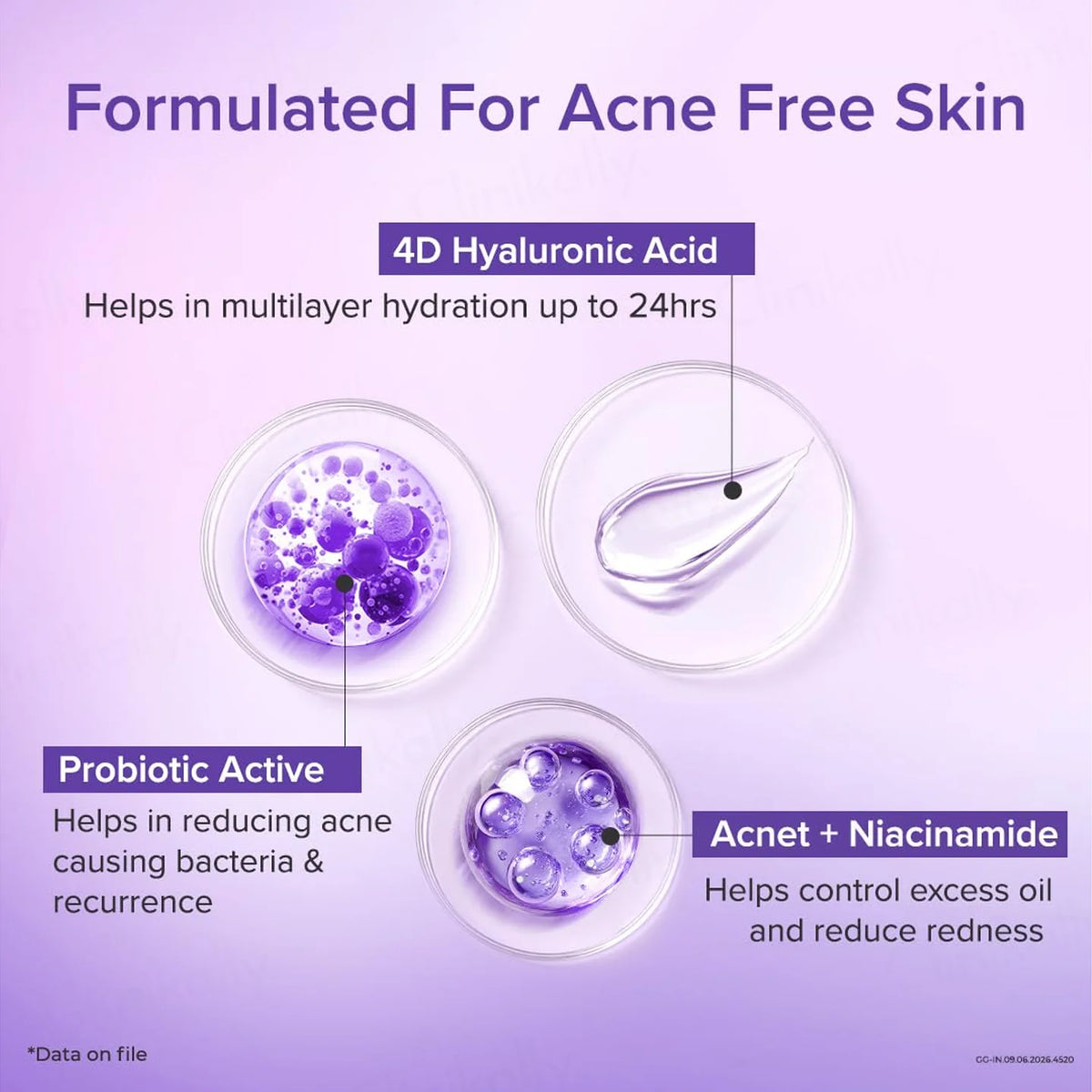 Venusia Acne Moisturizig Gel with Ultra Light Sebum Control Formula, 60gm