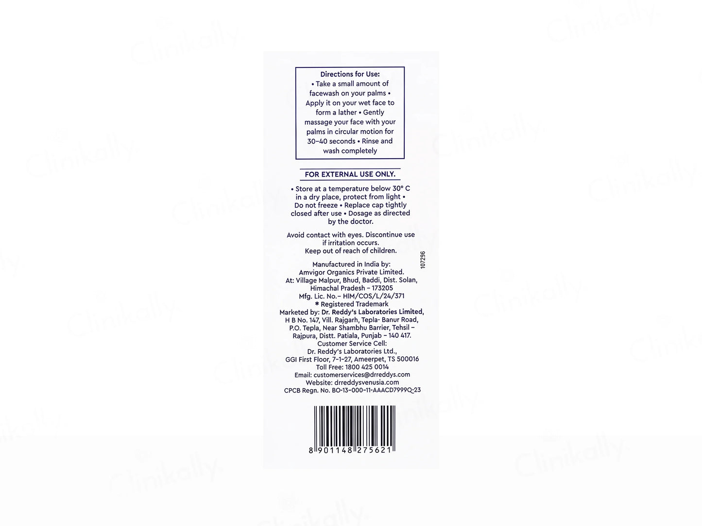 Venusia Acne Facewash, 75gm