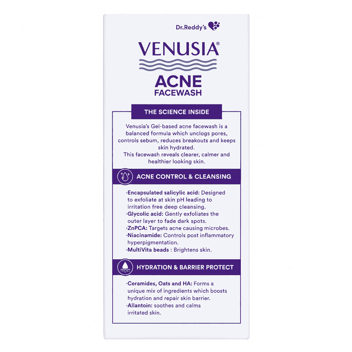 Venusia Acne Facewash 75gm