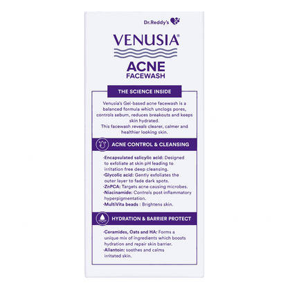 Venusia Acne Facewash 75gm