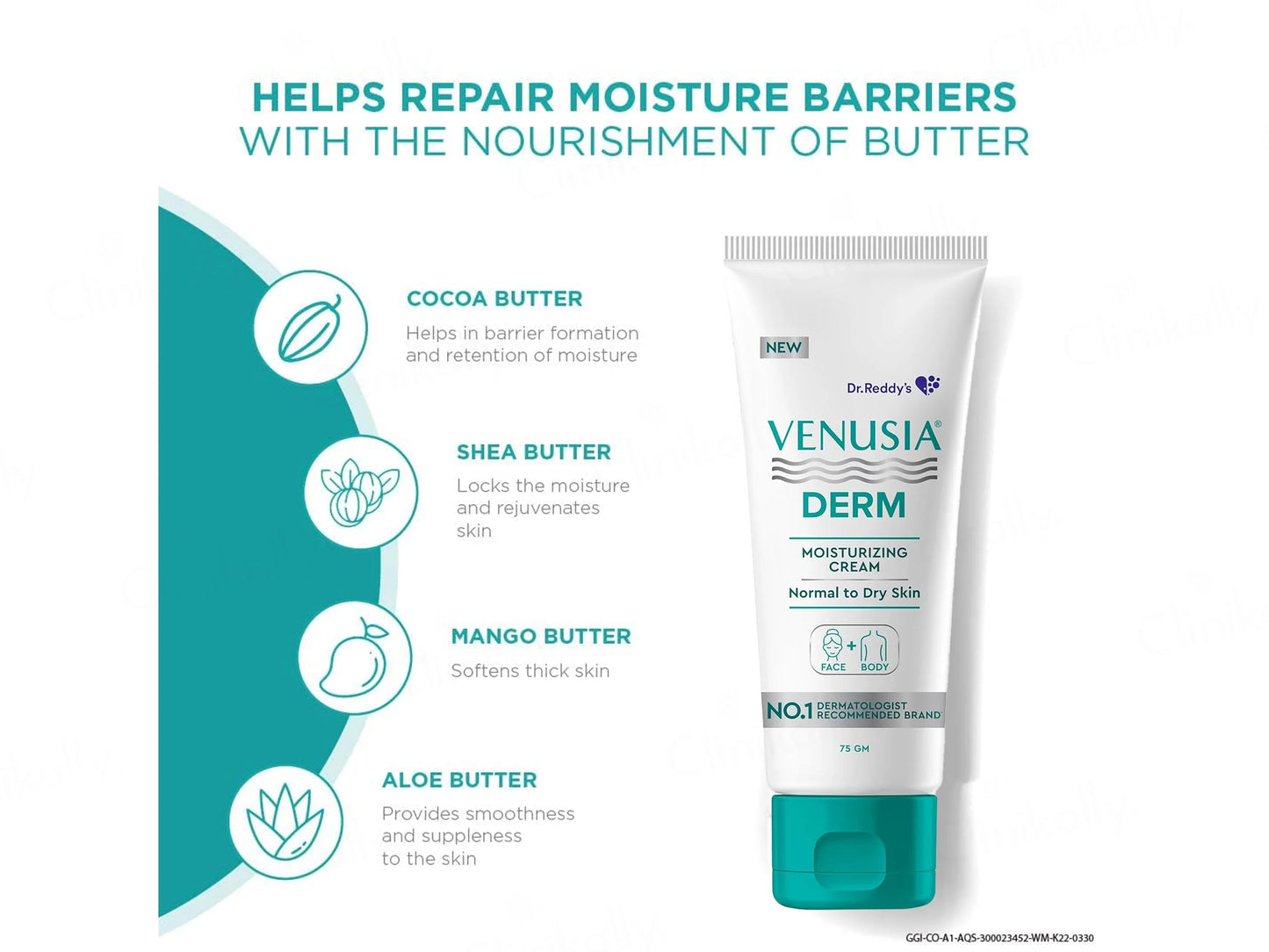 Venusia Derm Moisturizing Cream,
