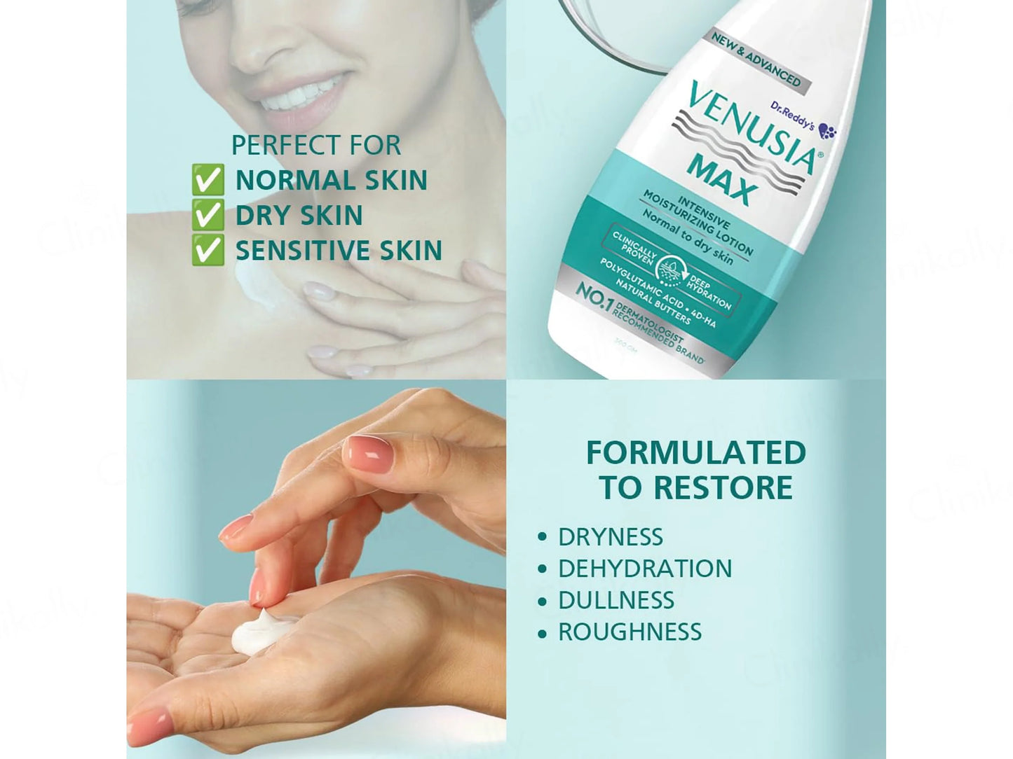 Venusia Max Intensive Moisturizing Lotion