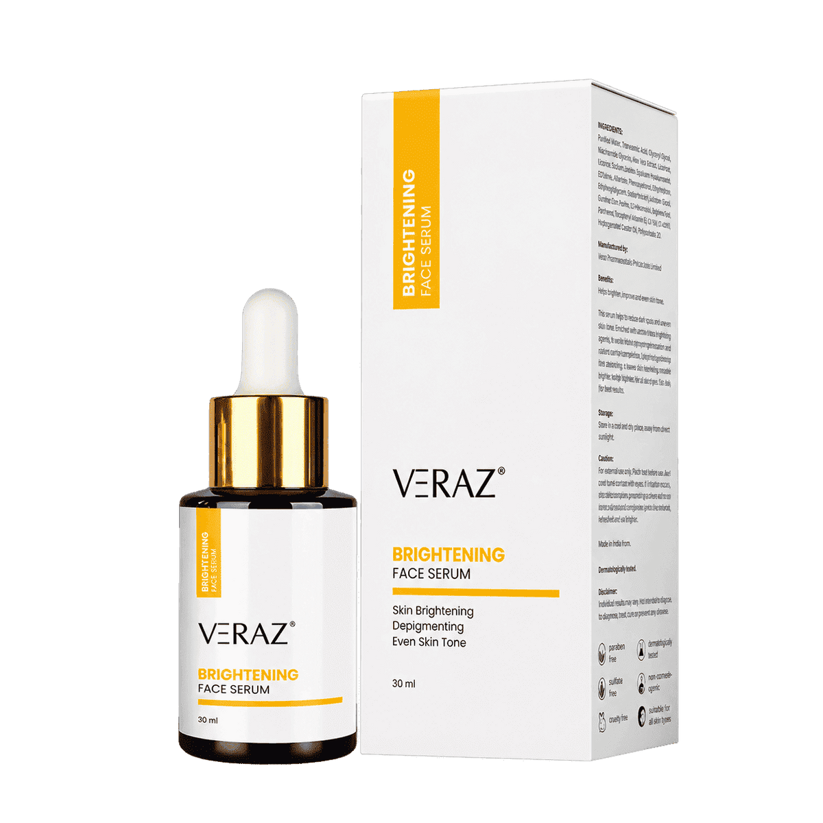 Veraz Brightening Face Serum 30ml