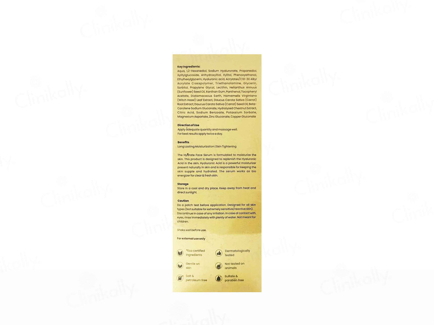 Veraz Hydrate Face Serum, 30ml