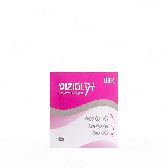 Vizigly plus Transparent Glycerine Soap, 100gm x 3
