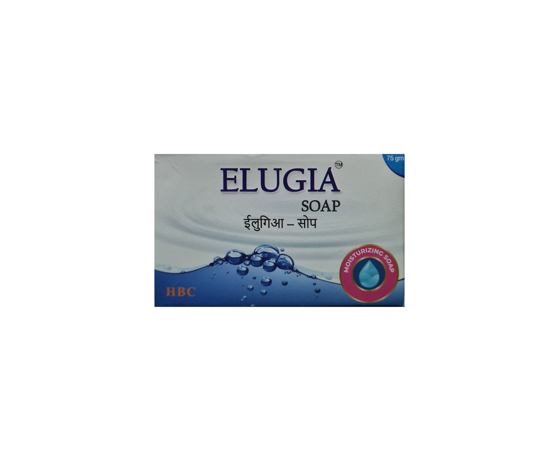 Elugia Moisturizing Soap 75gm,  PACK of 4