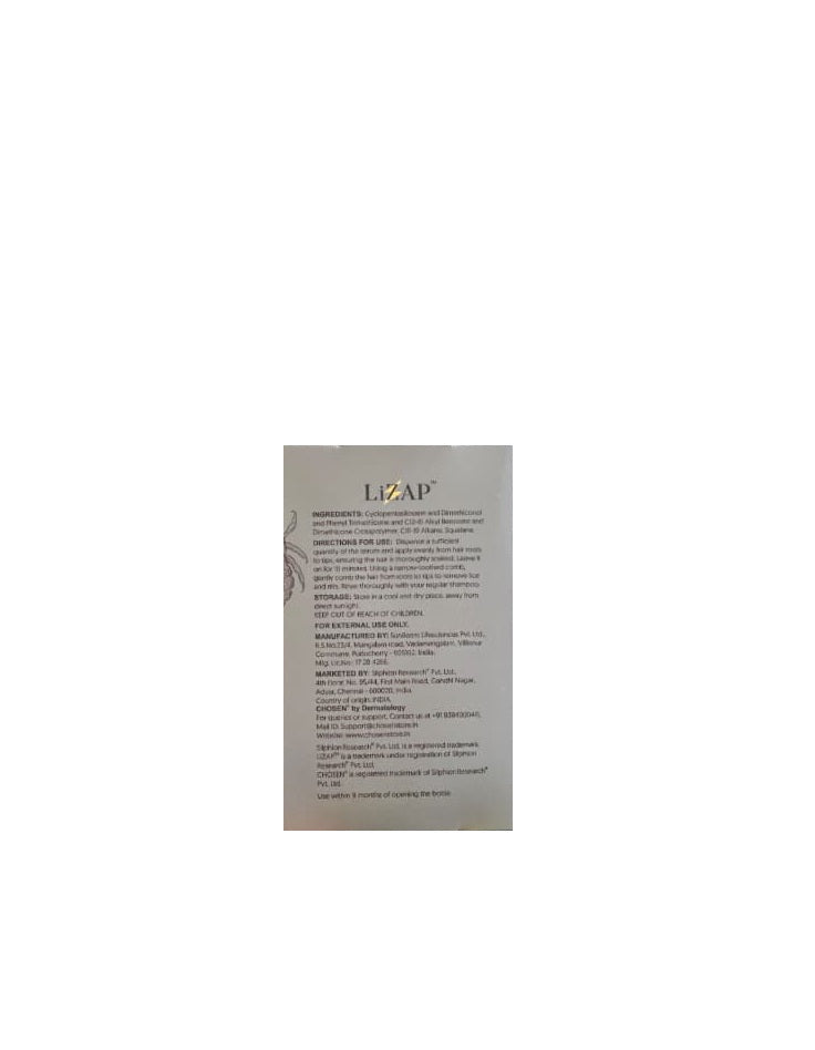 Chosen Lizap Pesticide free Lice Treatment Hair Serum 30ml