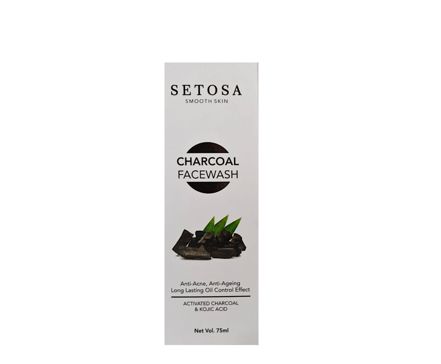 Setosa Smooth Skin Charcoal Face Wash 75ml