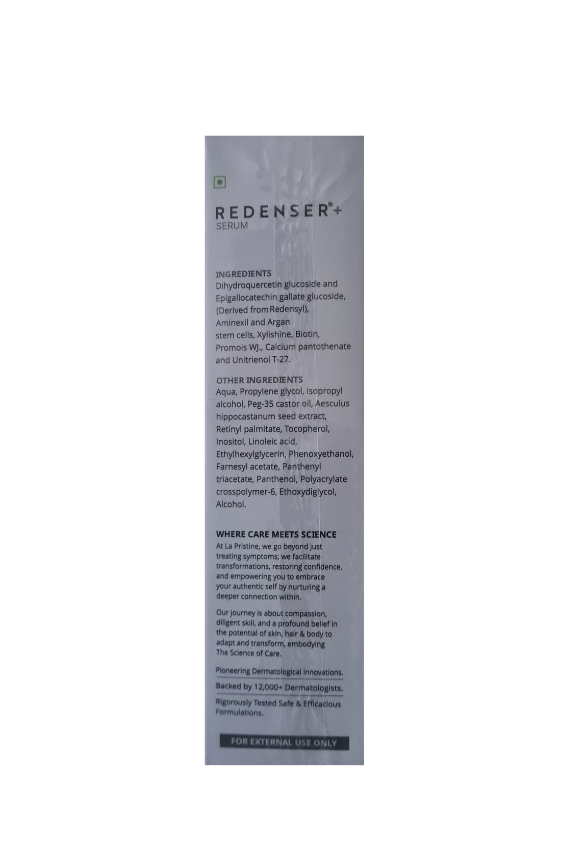 Redenser plus + Serum Hair Serum, 60ml