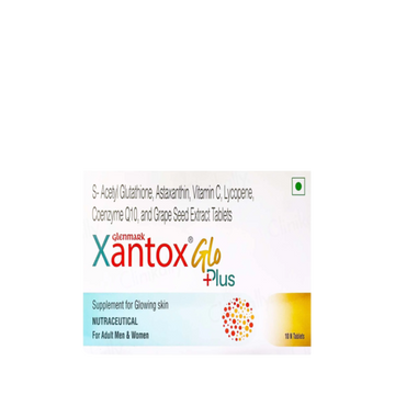 Xantox Glo Plus Tablet 1 Strip of 10 tab
