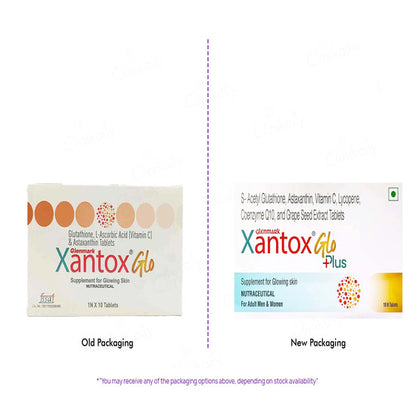 Xantox Glo Plus Tablet 1 Strip of 10 tab