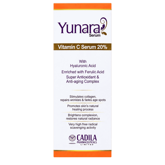 Yunara Vitamin C 20% Face Serum, 30ml