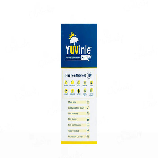 Yuvinie Soft Silicone Sunscreen Gel SPF 50+ PA +++ 50gm