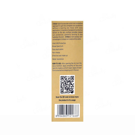 Z Stick Hybrid Sunscreen Stick SPF 50+, 20gm