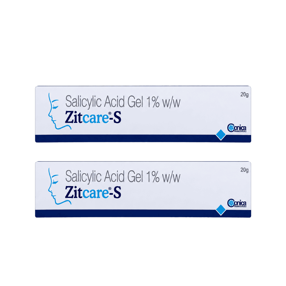 Zitcare S 1% Gel 20gm, pack of 2
