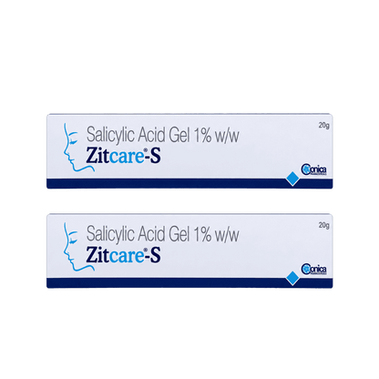 Zitcare S 1% Gel 20gm, pack of 2
